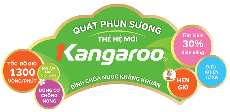 Hướng dẫn sử dụng quạt phun sương Kangaroo 