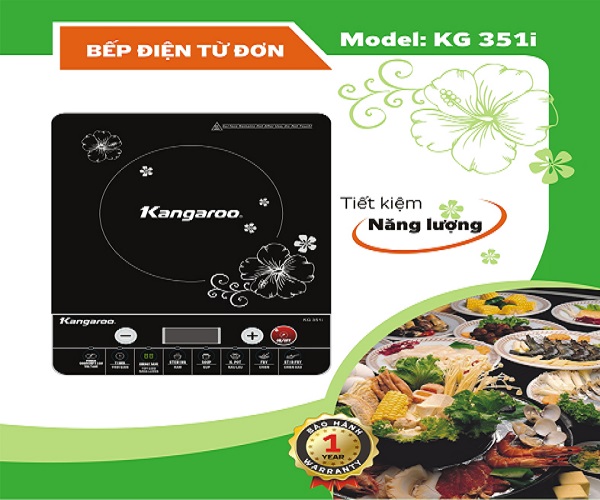 Bếp từ kg351i giúp bạn tiết kiệm thời gian nấu nướng của chị em nội trợ