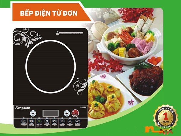 Nấu ăn bếp điện từ kangaroo kg363i theo cách hiện đại 