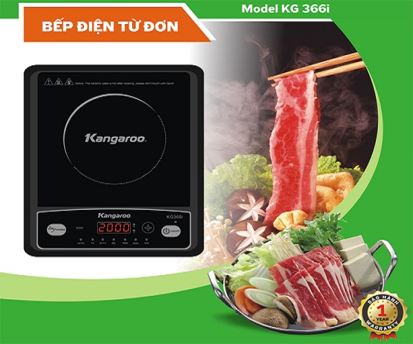 Bếp điện từ kangaroo kg366i có gì hấp dẫn