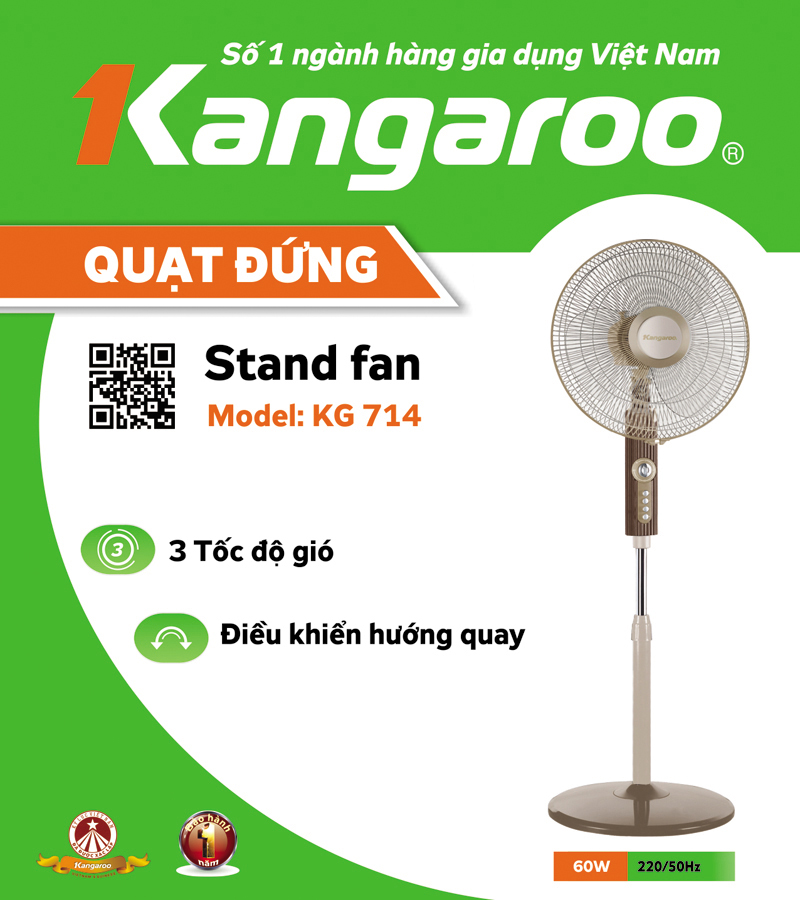 Quạt điện kangaroo