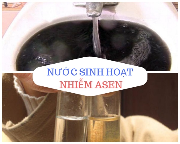 nguồn nước bị nhiễm asen