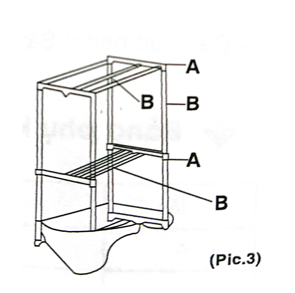 bước ba lắp khung inox