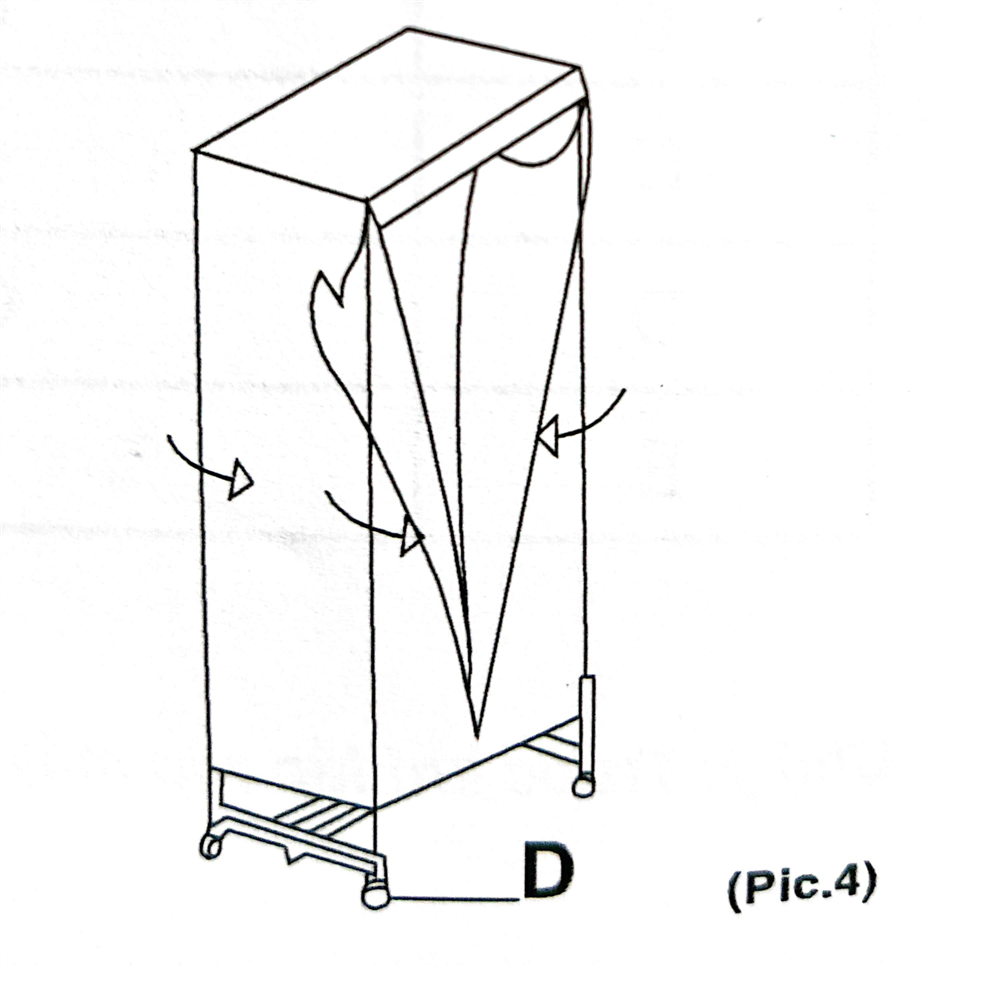 bước 4 kéo bạt lên