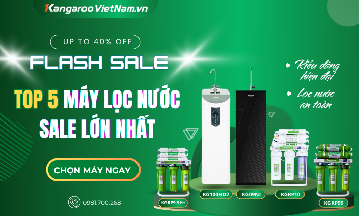 Sale máy lọc tháng 5