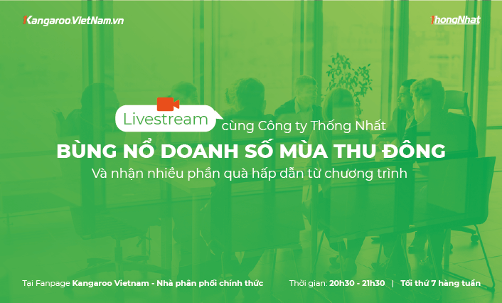 Livestream Bùng nổ doanh sổ mùa thu đông