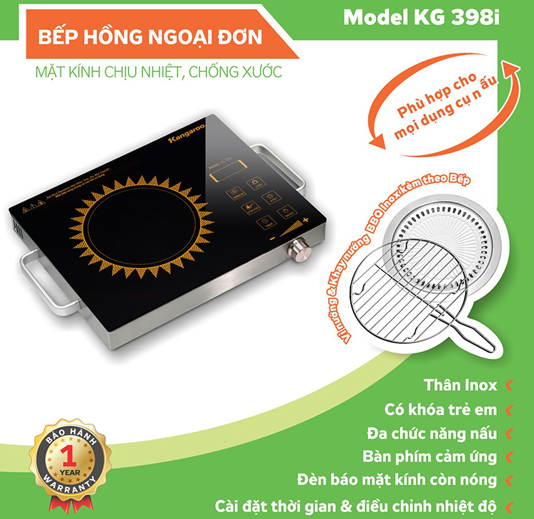 bếp hồng ngoại 