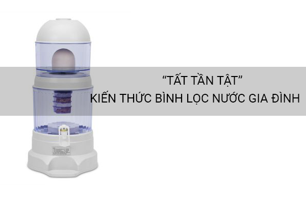 Bình lọc nước uống có thể lọc nước ngọt và nước mặn được không?
