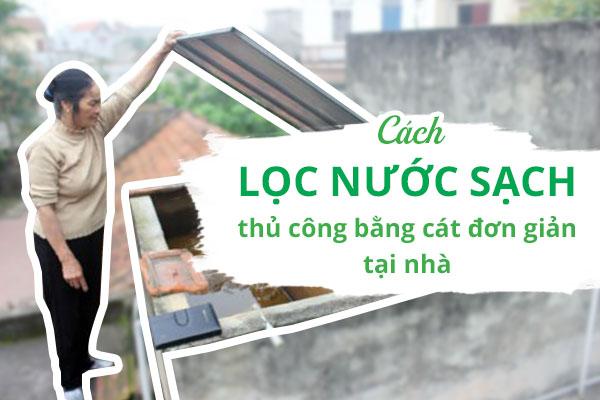 Cách làm bể lọc nước bằng than hoạt tính đơn giản