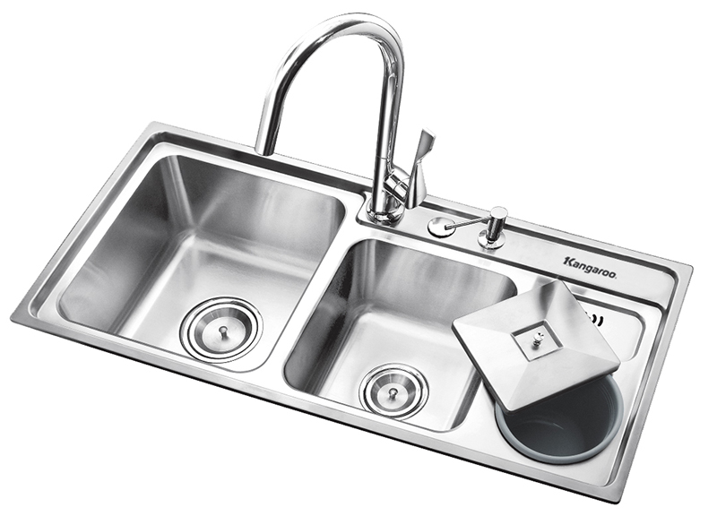 Chậu rửa Inox kháng khuẩn KG9143