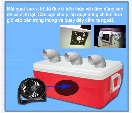 Cách làm quạt hơi nước với những vật dụng đơn giản nhất