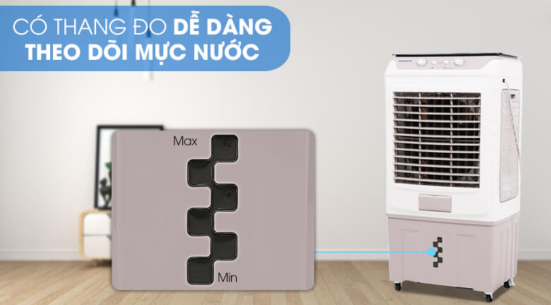 có thang để đo mực nước