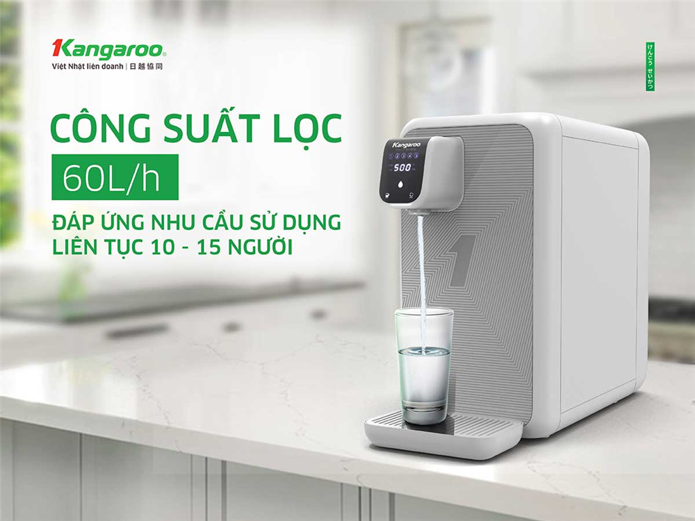 công suất 60 lít trên giờ