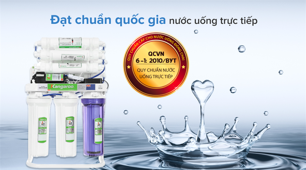 KGRP10 đạt tiêu chuẩn nước uống trực tiếp