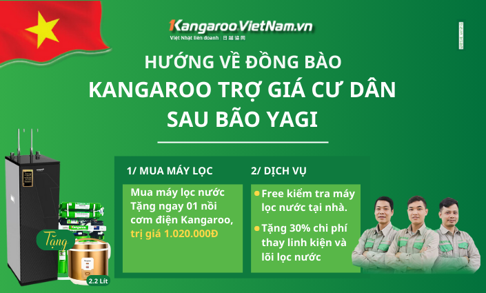 Kangaroo Việt Nam hỗ trợ sau bão YaGi