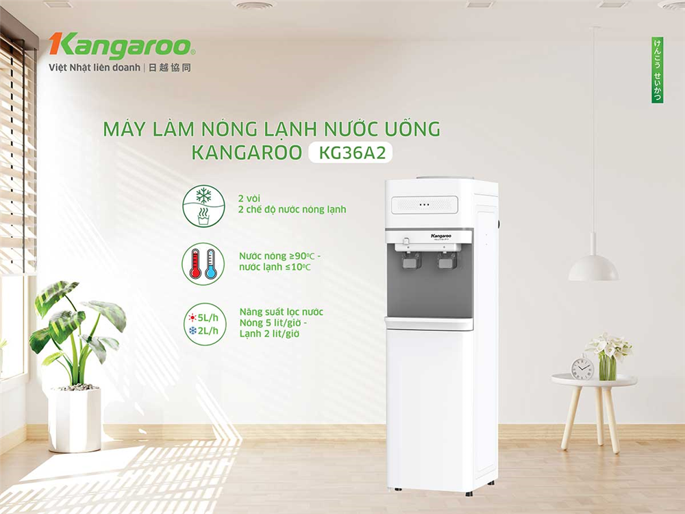 Cây làm nóng lạnh nước uống KG36A2