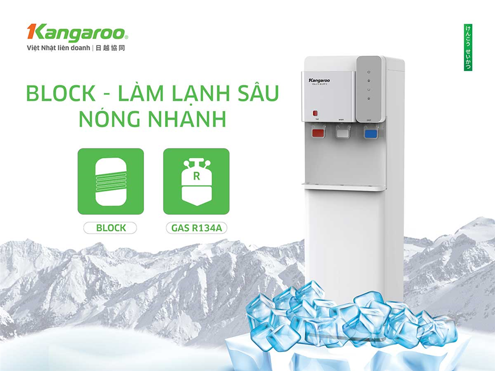 làm lạnh bằng block