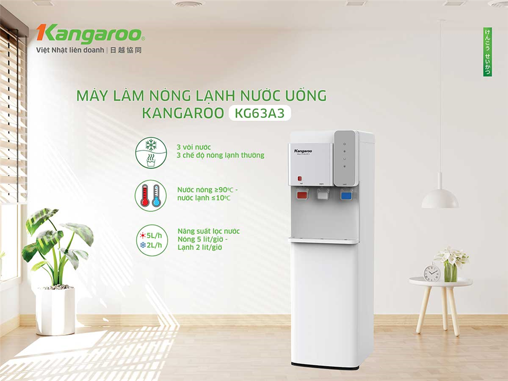 cây nước nóng lạnh kg63a3