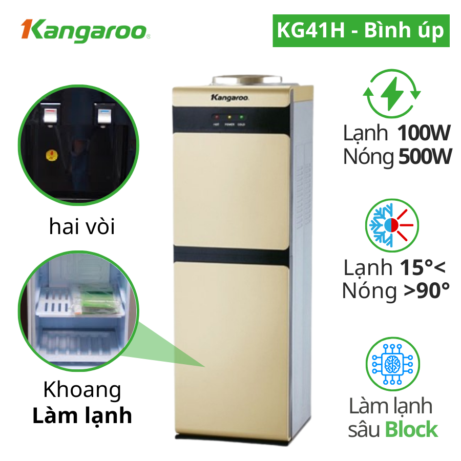 Cây nước nóng lạnh Kangaroo KG41H chính hãng giá tốt nhất