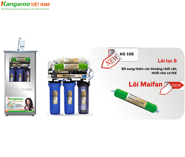 Mua máy lọc nước kangaroo 8 lõi chính hãng ở đâu?