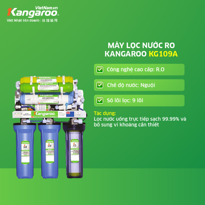 Máy lọc nước Kangaroo KG109A KV