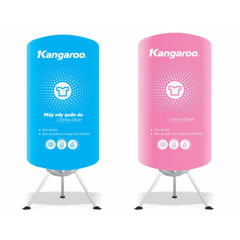 Máy sấy quần áo có đèn UV diệt khuẩn Kangaroo KG306S