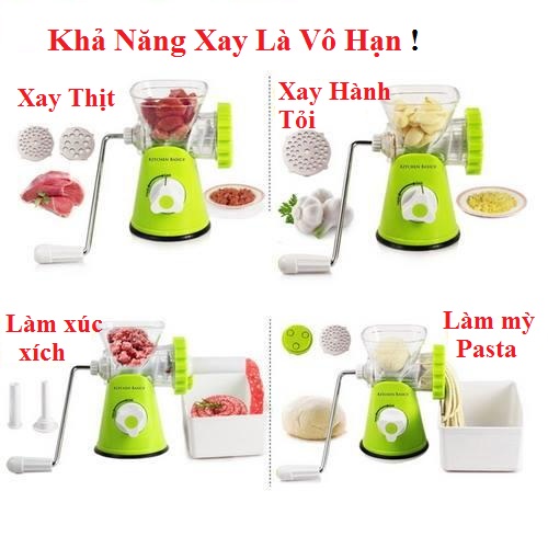 Máy xay thịt bằng tay loại nào tốt