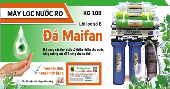 Ưu điểm của máy lọc nước Kangaroo 8 lõi KG108 inox