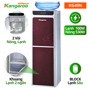 Cây nước nóng lạnh kangaroo kg40n, Block lạnh sâu