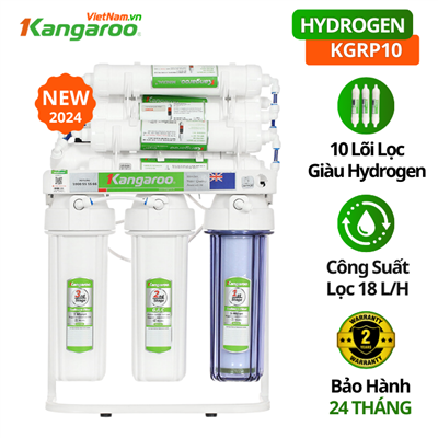 Máy lọc kangaroo Hydrogen KGRP10, 10 lõi chân quỳ