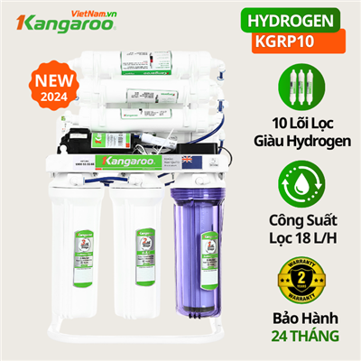 Máy lọc kangaroo Hydrogen KGRP10, 10 lõi chân quỳ