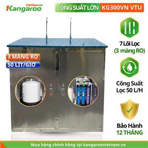 Máy lọc nước RO Kangaroo KG300VN VTU, 50 Lít/h