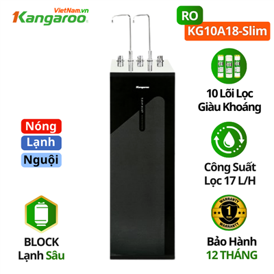 Máy lọc nóng lạnh Ro Kangaroo Slim KG10A18 mới 2023