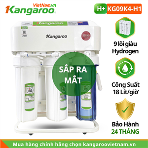 Máy lọc nước Hydrogen Kangaroo KG09K4-H1, 9 lõi lọc