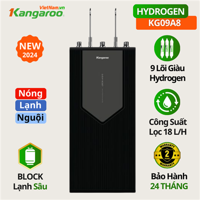 Máy lọc nước Kangaroo Hydrogen Infinity nóng lạnh KG09A8