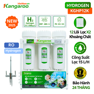 Máy lọc nước Kangaroo Hydrogen KGHP12K, 12 lõi, mới