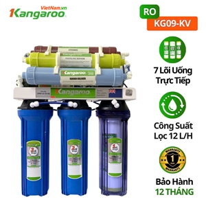 Máy lọc nước Kangaroo KG09, 7 Lõi, lắp âm tủ