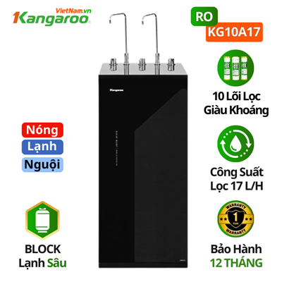 Máy lọc nóng lạnh Ro Kangaroo KG10A17 mới 2023