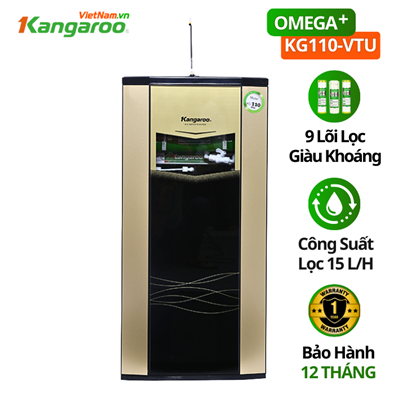 Máy lọc nước Kangaroo KG110 VTU, 9 lõi, giàu OMEGA