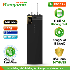Máy lọc nước Kangaroo Hydrogen nóng lạnh KG11A2, 11 lõi, lạnh vừa
