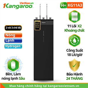 Máy lọc nước Kangaroo Hydrogen Infinity nóng lạnh KG11A3, 11 lõi, lạnh sâu