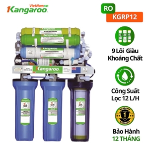 Máy lọc nước Kangaroo KGRP12, 9 lõi, lắp âm tủ