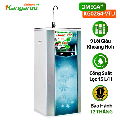 Máy lọc nước cứng kangaroo KG02G4 vỏ hoa