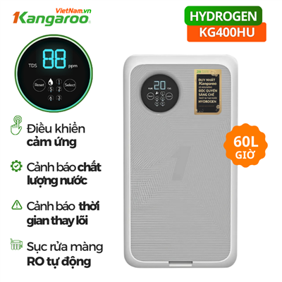 Máy lọc nước Hydrogen KG400HU, 60 lít/H, BH 24 tháng