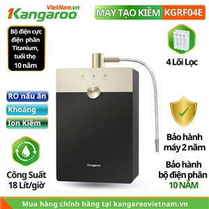 Thiết bị tạo nước Hydrogen Ion Kiềm Kangaroo KGRF04E, 4 lõi