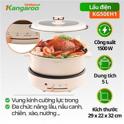 Nồi lẩu điện Kangaroo KG50EH1