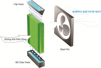 Cấu tạo máy làm mát không khí và nguyên lý hoạt động của nó