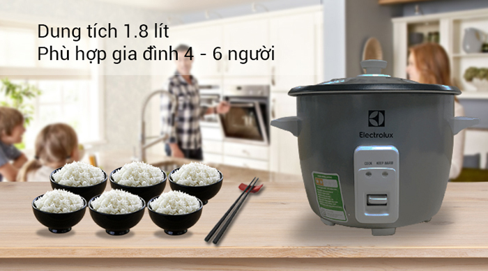 Mua nồi cơm điện cho 6 người ăn loại nào?