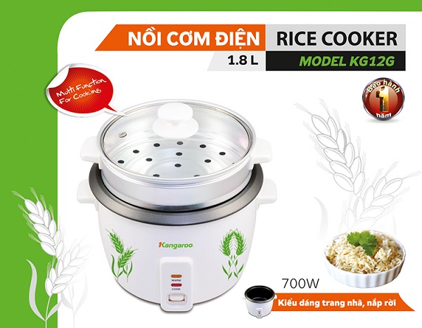 Nồi cơm điện Kangaroo KG12G