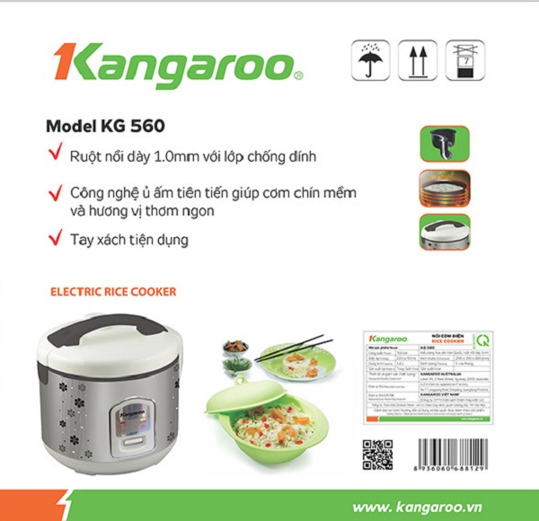 Nồi cơm điện Kangaroo KG560